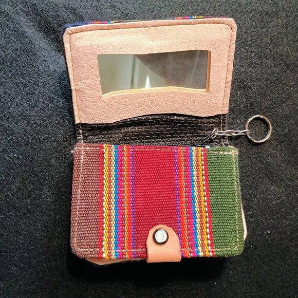 NWOT: Bundle Handmade Guatemalan Artisan Wallet & Coin Purse and Amulet Bag - Picture 6 of 16